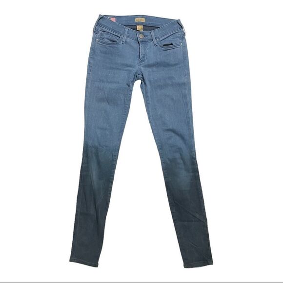 True Religion Casey Low Rise Skinny Ombre Jeans Size 25 - Picture 2 of 11